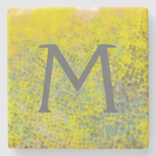 Monogram   Hive I Stone Coaster