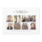 Monogram  holiday photo collage card