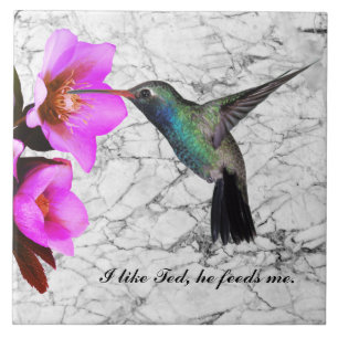 MONOGRAM HUMMINGBIRD TILE