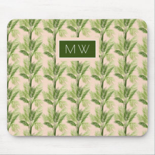 Monogram   Indoor Oasis   Palm Tree Pattern Mouse Pad