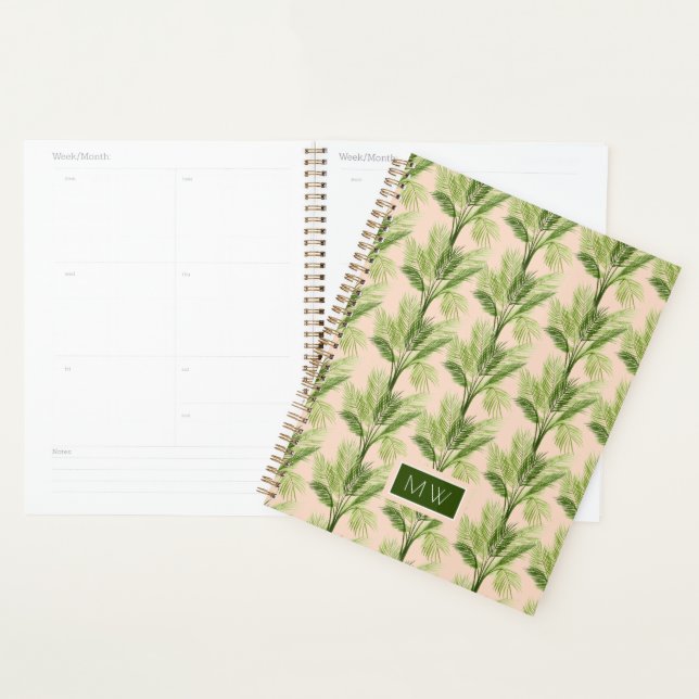 Monogram | Indoor Oasis | Palm Tree Pattern Planner (Display)