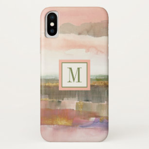 Monogram   Influence of Line and Colour Gold Crop Case-Mate iPhone Case