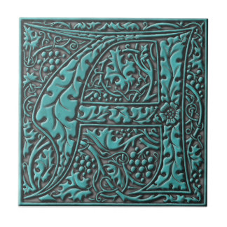 Monogram Initial A Tile