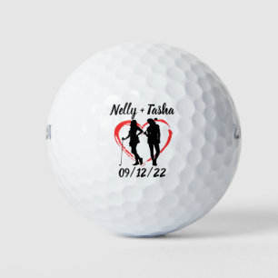 Monogram Initial and Name Personalized Golf Balls