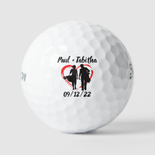 Monogram Initial and Name Personalized Golf Balls