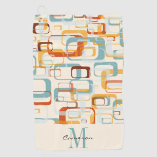 Monogram Initial and Name Personalized Golf Towel