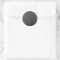 Monogram Initial Black Wax-Print Seal Sticker