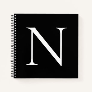 Monogram Initial Customized  Notebook