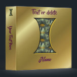 Monogram Initial I Daisies Floral Art Personalized Binder<br><div class="desc">Monogram initial I filled with daisies flower art personalized binder.  Great for scrapbooking,  photo albums,  business,  school,  or recipes.  Great gift idea.  Replace your text in the template or be sure to delete for no text.  Click on Customize to add additional text to the front or back.</div>