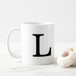 Monogram Initial L Classic Mug, 11 oz Coffee Mug
