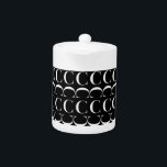 Monogram Initial Letter C<br><div class="desc">Trendy, elegant pattern formed with monogram initials. Custom abstract pattern of the initial letter C in white. Choose your background colour.</div>