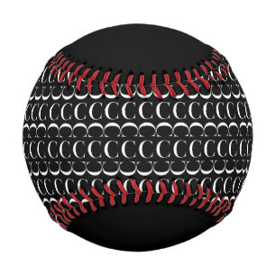 Monogram Initial Letter C Baseball