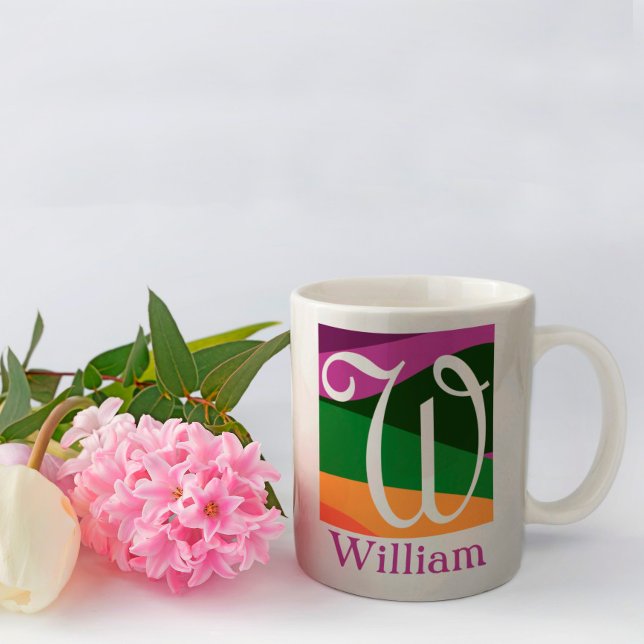 Monogram Initial Letter  Coffee Mug (Creator Uploaded)