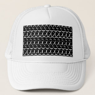 Monogram Initial Letter G, Choose Background Trucker Hat
