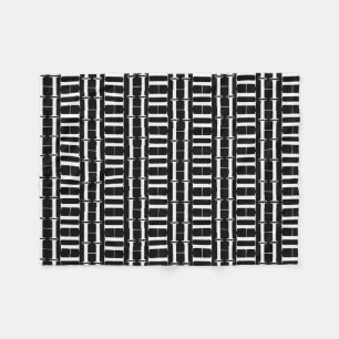 Monogram Initial Letter H, Choose Background Colou Fleece Blanket