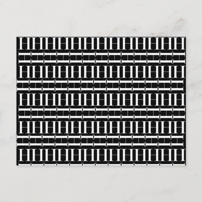 Monogram Initial Letter H Postcard (Front)