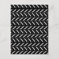 Monogram Initial Letter N