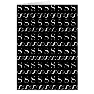 Monogram Initial Letter S