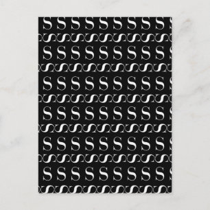 Monogram Initial Letter S Postcard