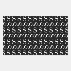 Monogram Initial Letter S Sticker