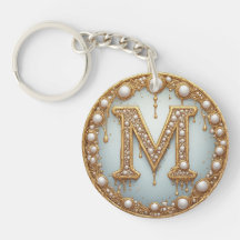 Monogram Initial M Gift For Girlfriend