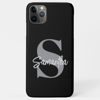 Monogram Initial Name  iPhone 11 Pro Max Case