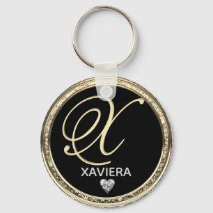 Monogram Initial Name Keychain