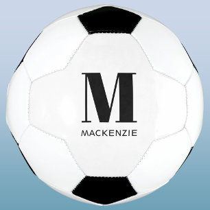 Monogram Initial Name Personalized Soccer Ball