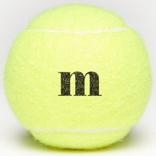 Monogram Initial Personalized Tennis Balls