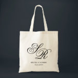 Monogram Initial personalized wedding welcome,gift Tote Bag<br><div class="desc">Click "Customize" button to MOVE AROUND your initials to your desired look! Be sure Check out over 100 popular styles of wedding tote bags from the "Wedding Tote Bags" collection in our shop!</div>
