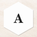 Monogram Initial Simple Elegant Custom Name Cute<br><div class="desc">Designed with text template for monogrammed initial which you can customize!</div>