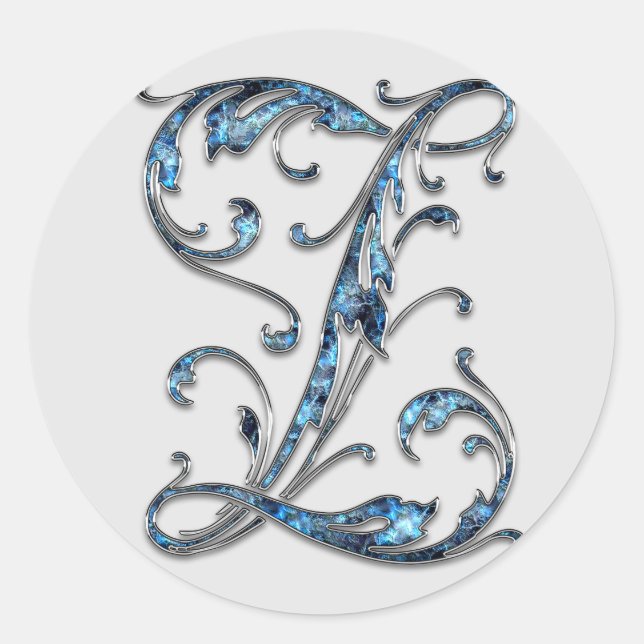 monogram initial Z stickers (Front)