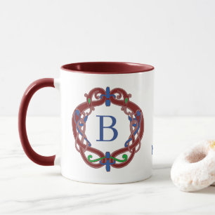 Monogram Initials Name Celtic Design Personalized Mug