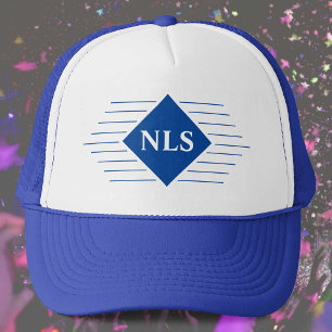 Monogram Initials on a Trucker Hat