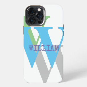 MONOGRAM INTIAL NAME iPhone / iPad case