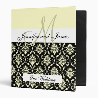 Monogram Ivory Wedding Planning & Photo Album Binder
