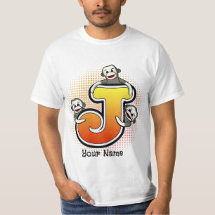 Monogram J Sock Monkey t-shirt