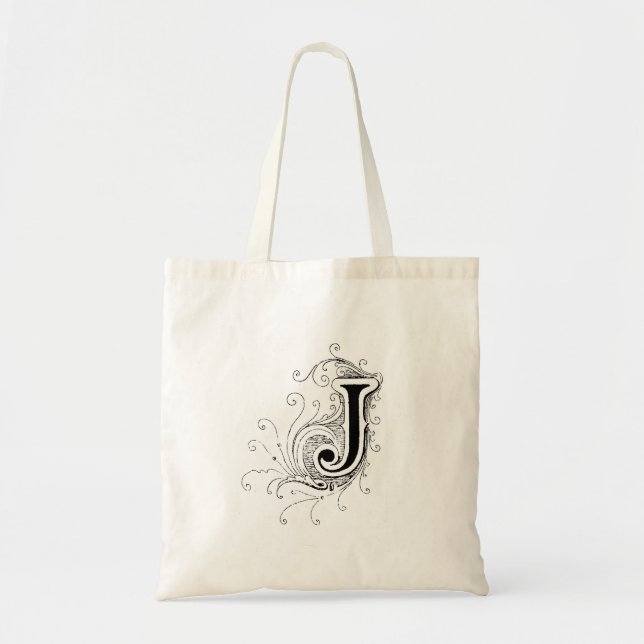 Monogram "J" Tote Bag (Front)