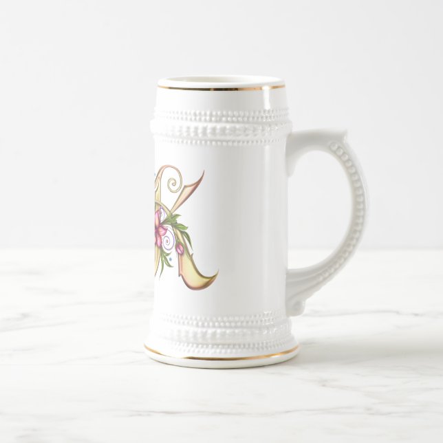 Monogram K Gift  Mug (Right)