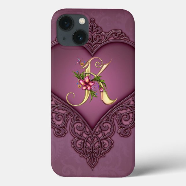 MONOGRAM K  iPad Air Case (Back)