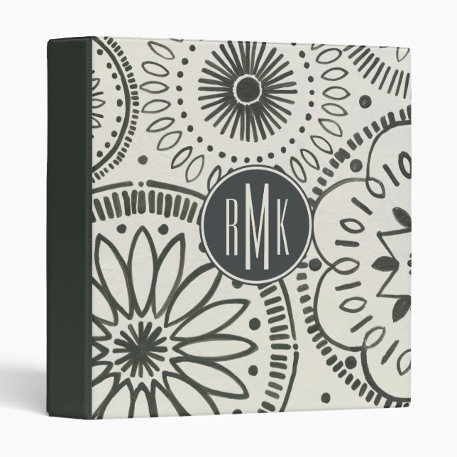 Monogram | Kami Abstract Pattern Binder (Front/Spine)
