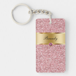 Monogram Keychains Two Side