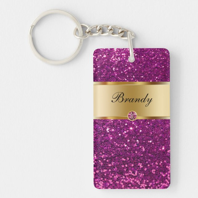 Monogram Keychains Two Side (Front)