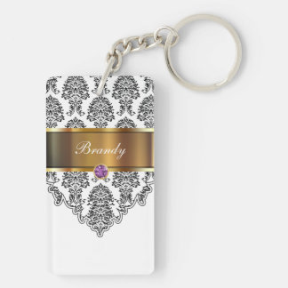 Monogram Keychains Two Side