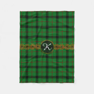 Monogram Kincaid Tartan Fleece Blanket