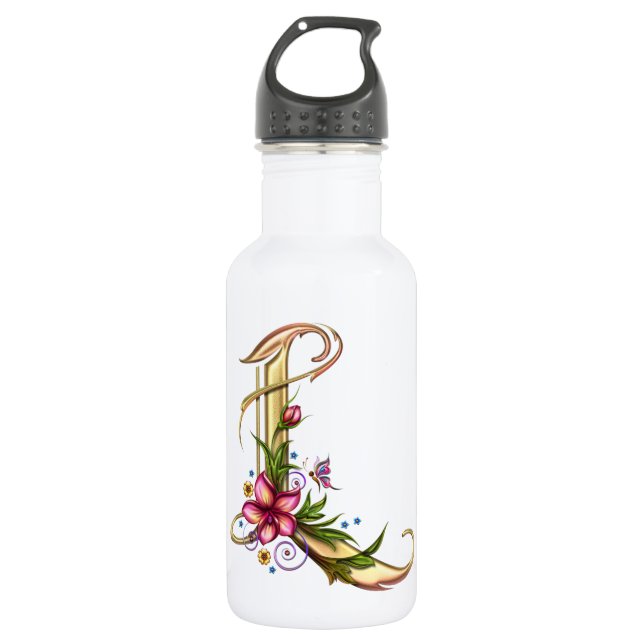 Monogram L 32 oz PBA FREE 532 Ml Water Bottle (Front)