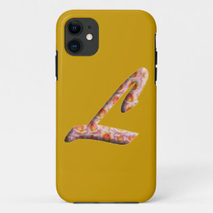 Monogram L in Roses Pattern Iphone 5 Case