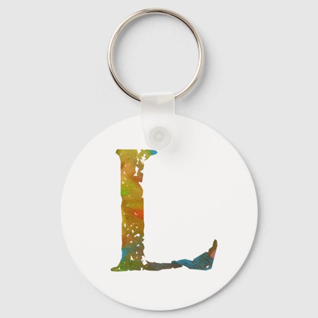 Monogram - L - Keychain (Front)