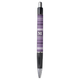 Monogram Lavender stripes Pen