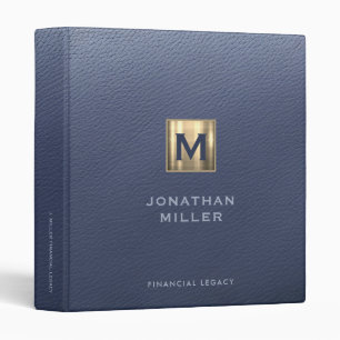 Monogram Legacy Keepsake Organizer Binder